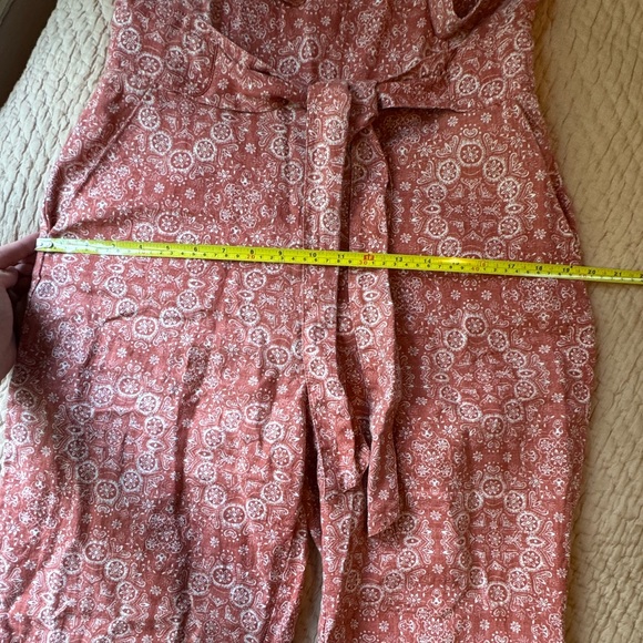 Fat Face Terracotta 100% Soft Linen Jumpsuit, Size 8R, Excellent Used Condition! - Picture 7 of 10